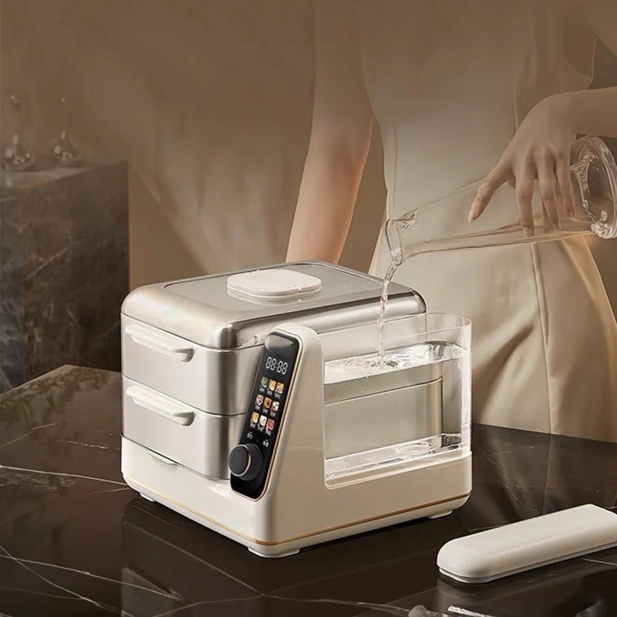 Hoper Layer™ Electric Steamer YM-968 - Image 3