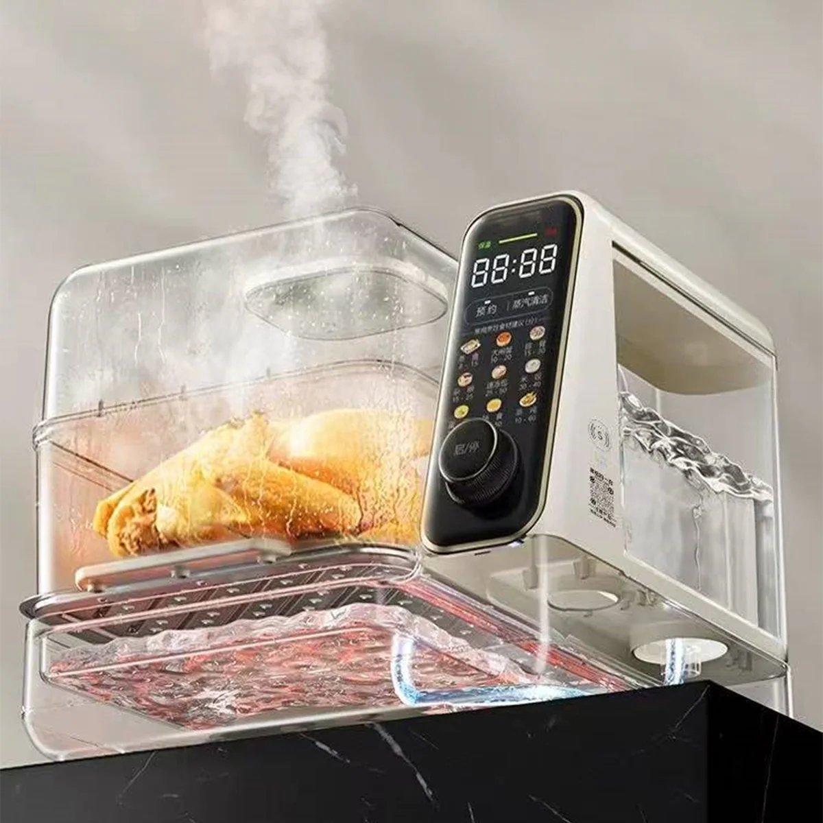 Hoper Layer™ Electric Steamer YM-968 - Image 6
